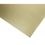RS PRO Brass Metal Sheet 600mm x 300mm, 1.6mm Thick