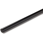 RS PRO Black Glass-Reinforced Plastic GRP Rod, 1m x 10mm Diameter