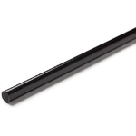 RS PRO Black Glass-Reinforced Plastic GRP Rod, 1m x 40mm Diameter