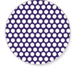 RS PRO Galvanised Steel Perforated Metal Sheet 500mm x 500mm, 0.7mm Thick
