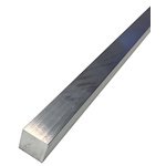 RS PRO Aluminium Square Bar, 25mm W, 25mm H, 1m L