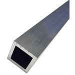 Square Aluminium Metal Tube, 1m L, 40mm W, 40mm H