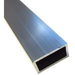Rectangular Aluminium Metal Tube, 50 x 30mm OD, 44mm ID, 1m L, 30mm W, 50mm H, 3mm Thickness