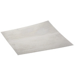RS PRO Stainless Steel Perforated Metal Sheet 500mm x 500mm, 0.55mm Thick