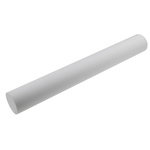 RS PRO Opaque Fluoroplastics PTFE Rod, 500mm x 65mm Diameter