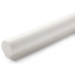 RS PRO Opaque Fluoroplastics PTFE Rod, 300mm x 90mm Diameter
