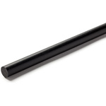 RS PRO Black Nylon Rod, 1m x 30mm Diameter