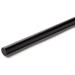 RS PRO Black Nylon Rod, 1m x 40mm Diameter