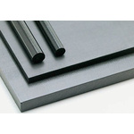 RS PRO Black Nylon Rod, 1m x 45mm Diameter