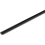 RS PRO Black Acetal Rod, 1m x 10mm Diameter
