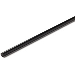 RS PRO Black Acetal Rod, 1m x 16mm Diameter