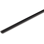 RS PRO Black Acetal Rod, 1m x 40mm Diameter
