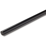 RS PRO Black Nylon Rod, 1m x 12mm Diameter