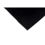 RS PRO Black Rubber Sheet, 1m x 600mm x 3mm