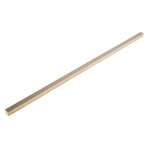 RS PRO Brass Square Bar, 1/2in W, 1/2in H, 500mm L
