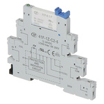Hongfa Europe GMBH 41F Series , 12V dc CO Interface Relay Module, DIN Rail