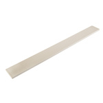 RS PRO Beige Plastic Sheet, 500mm x 50mm x 8mm