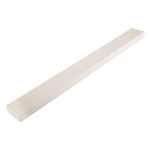 RS PRO Beige Plastic Sheet, 500mm x 50mm x 20mm