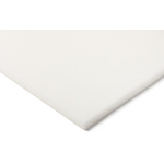 RS PRO White Plastic Sheet, 500mm x 300mm x 40mm