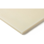 RS PRO Natural Plastic Sheet, 500mm x 500mm x 60mm