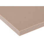 RS PRO Beige Plastic Sheet, 300mm x 245mm x 6mm