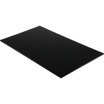 RS PRO Black Plastic Sheet, 500mm x 300mm x 6mm