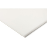 RS PRO White Plastic Sheet, 500mm x 300mm x 25mm