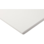 RS PRO White Plastic Sheet, 600mm x 300mm x 10mm