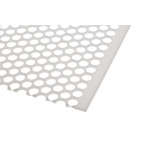 RS PRO White Plastic Sheet, 500mm x 500mm x 2mm