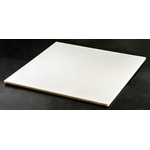 RS PRO Natural Plastic Sheet, 500mm x 500mm x 10mm