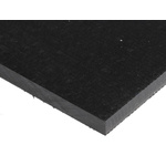 RS PRO Black Plastic Sheet, 500mm x 305mm x 8mm, Polyamide 6.6 glass fibre reinforced 30%