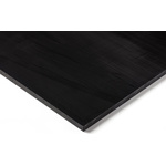 RS PRO Black Plastic Sheet, 500mm x 500mm x 10mm
