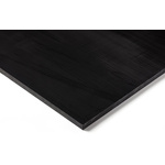 RS PRO Black Plastic Sheet, 500mm x 500mm x 20mm