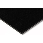 RS PRO Black Plastic Sheet, 500mm x 330mm x 10mm