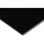 RS PRO Black Plastic Sheet, 500mm x 330mm x 20mm