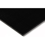 RS PRO Black Plastic Sheet, 500mm x 330mm x 40mm