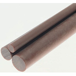Tufnol® Natural Paper Laminated Plastic, 1.17m x 25mm Diameter