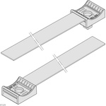 Bosch Rexroth Cable Bracket, 10mm GrooveSlot 10, PP 26mm Internal Width 11.3mm Internal Height, 29mm L