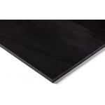 RS PRO Black Plastic Sheet, 500mm x 500mm x 16mm