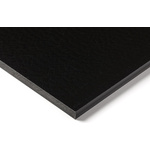 RS PRO Black Plastic Sheet, 500mm x 300mm x 10mm