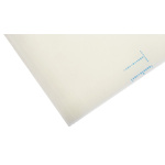 RS PRO Natural Plastic Sheet, 500mm x 305mm x 6.6mm