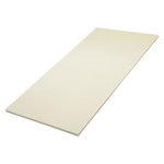 Tufnol Beige Plastic Sheet, 590mm x 285mm x 10mm, Phenolic Resin, Weave Cotton