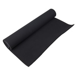 RS PRO Black Rubber Sponge Sheet, 1m x 2m x 10mm