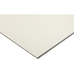 RS PRO Black, White Plastic Sheet, 1300mm x 500mm x 3mm