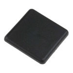 RS PRO Black End Cap, 40 x 40 mm Strut Profile, 8mm Groove