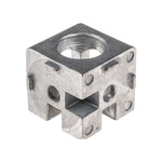 RS PRO Cube Connector Connecting Component, Strut Profile 40 mm, Groove Size 8mm