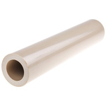 RS PRO Beige Round PEEK Tubing, 300mm x 56mm OD x 40mm ID