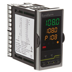 Eurotherm P108 PID Temperature Controller, 48 x 96mm, 2 Output Logic, Relay, 85  264 V ac Supply Voltage