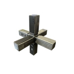 RS PRO 6-Way Connector Square Tube Connector, Strut Profile 25 mm