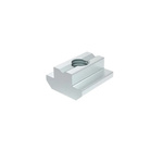 RS PRO M8 Sliding Block Connecting Component, Strut Profile 40 mm, 45 mm, 50 mm, 60 mm, Groove Size 10mm, Round Tube